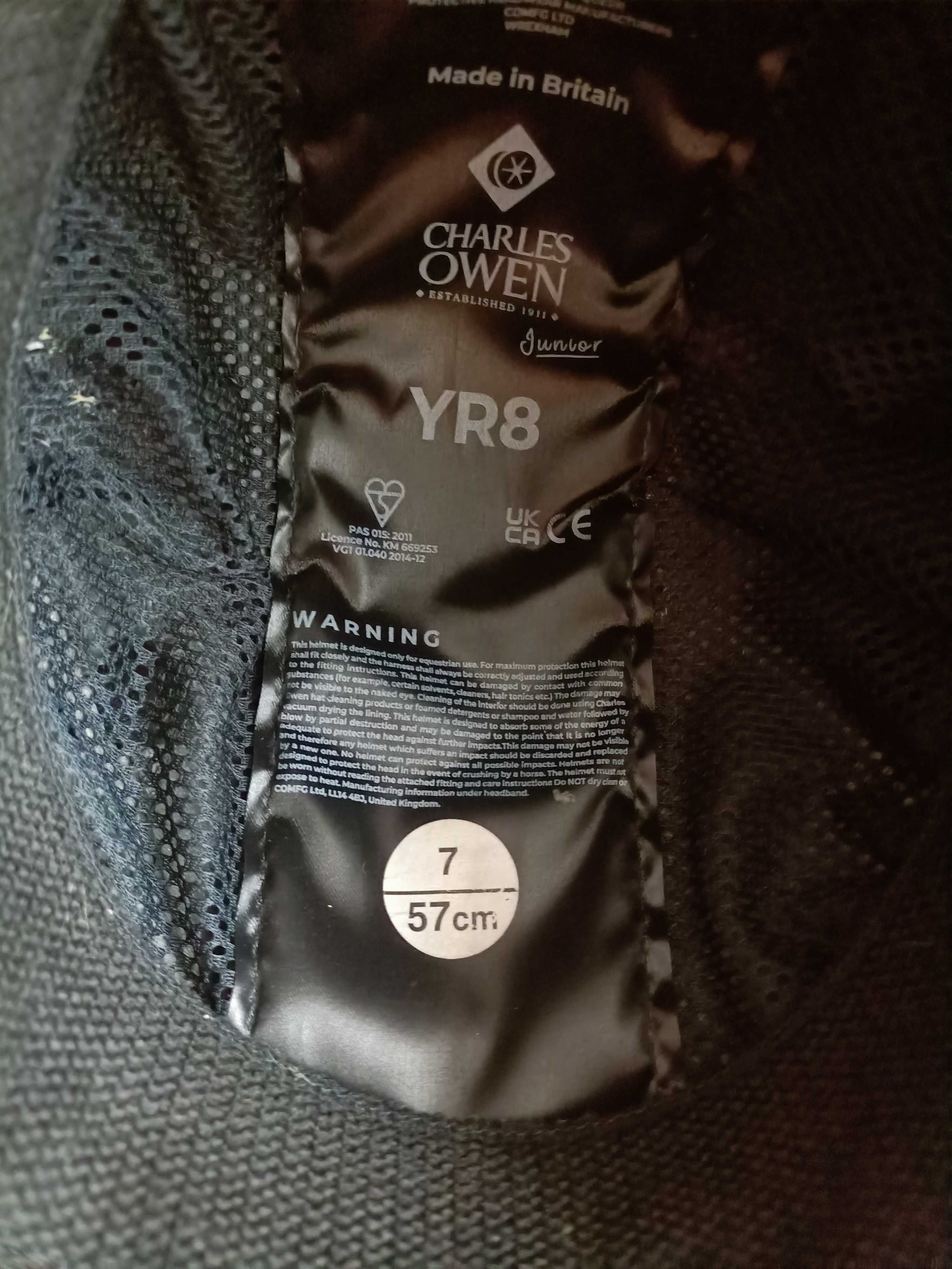 Kask Jeździecki rozmiar 57 Charles Owen