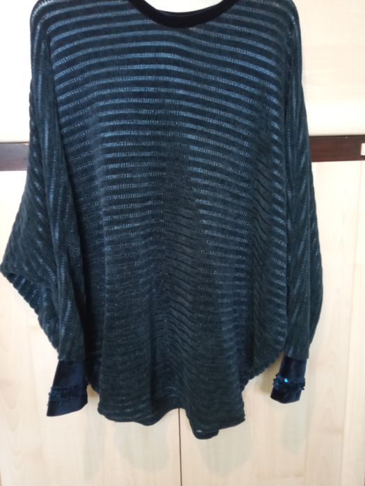 Bluzka damska rękaw poszerzany  3/4