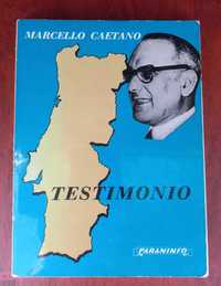 Livro Testimonio (Marcello Caetano)