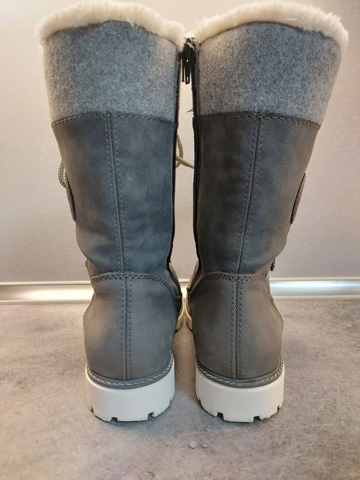 Remonte botki ocieplane roz.38 skóra naturalna, wełna , wodoodporne
