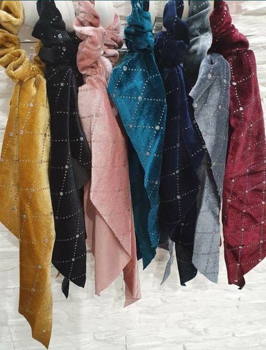 Gumka apaszka długa musztardowa	AG0023