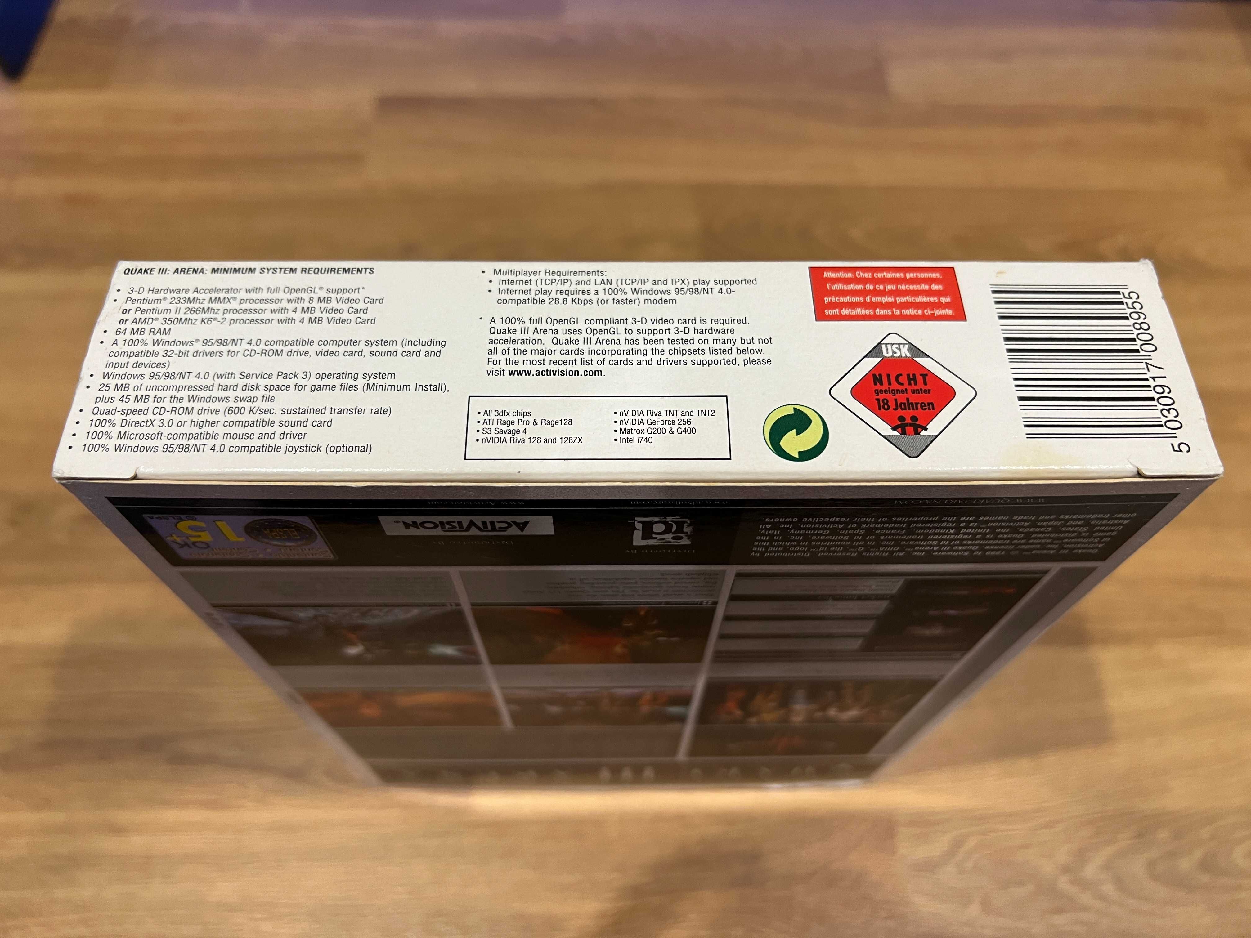 Quake III 3 Arena (PC EN 1999) BIG BOX kompletne premierowe wydanie