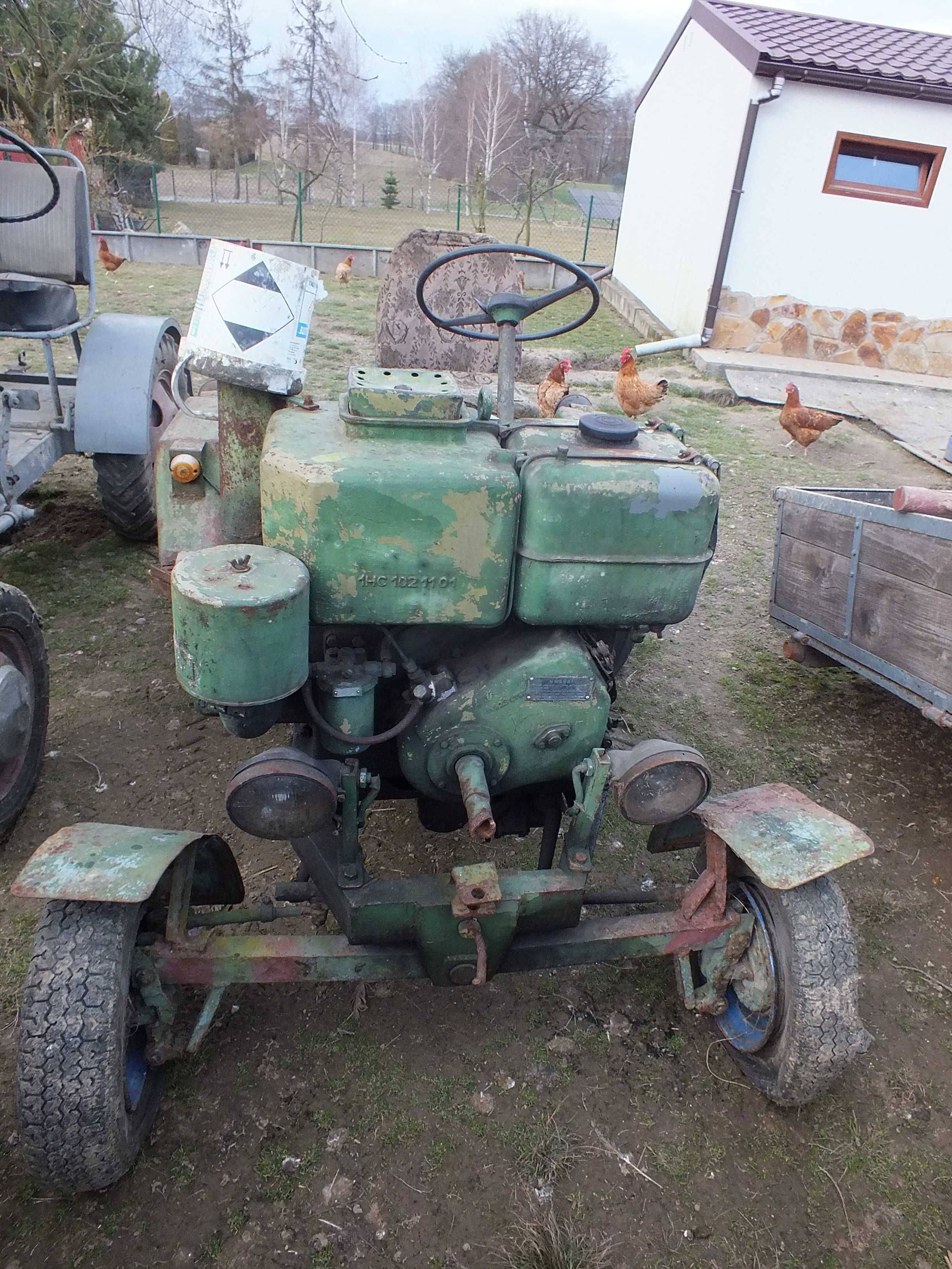 Kosiarka Papaj Sam S-15 KM Traktorek + Kurier ŚLĄSK