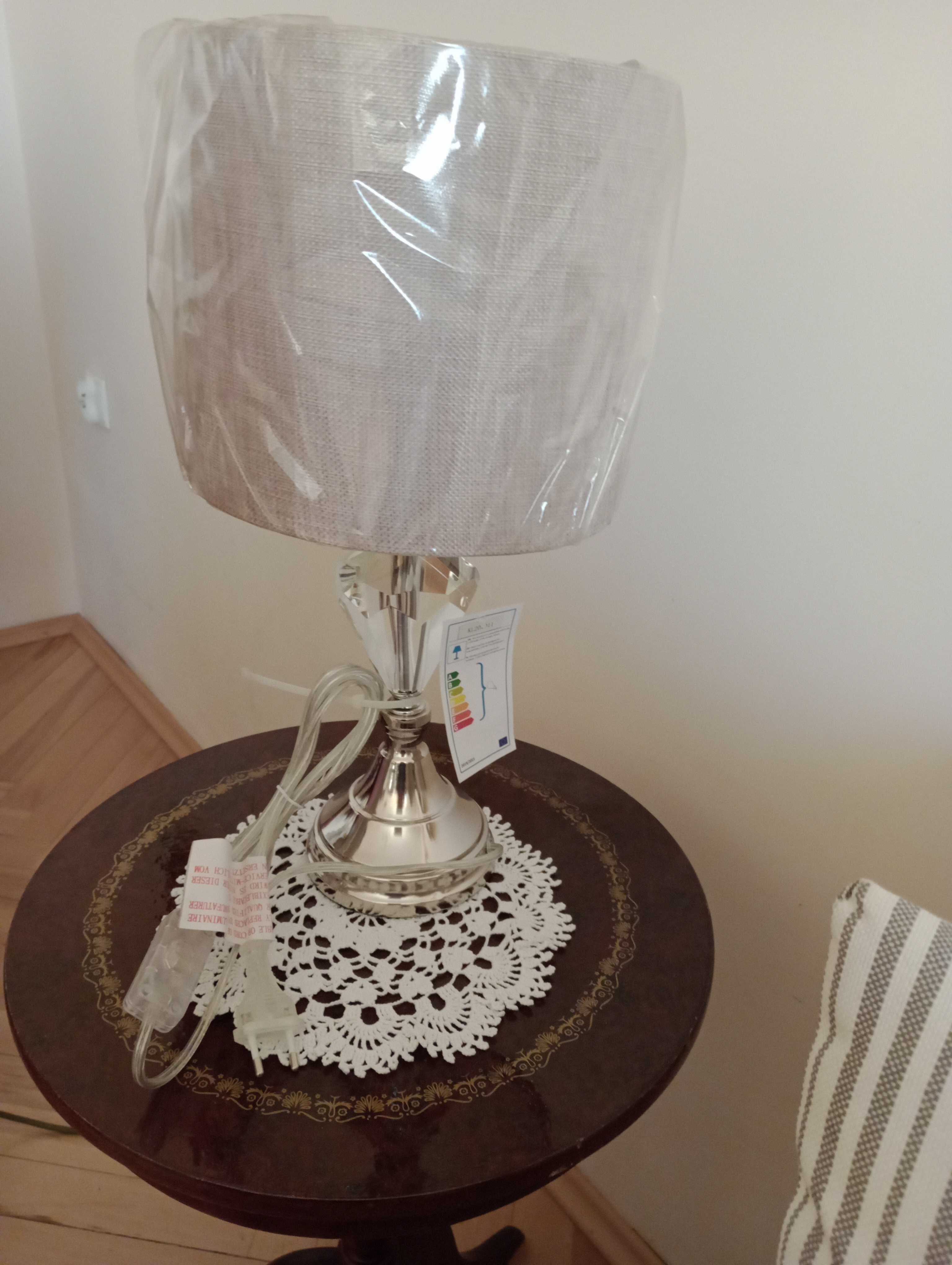 Lampka nocna kryształowa