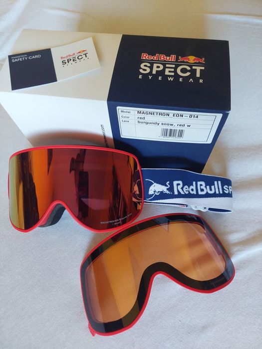 NOWE!! 2szybki GOGLE RED BULL SPECT MAGNETRON EON (snowboardowe / narc