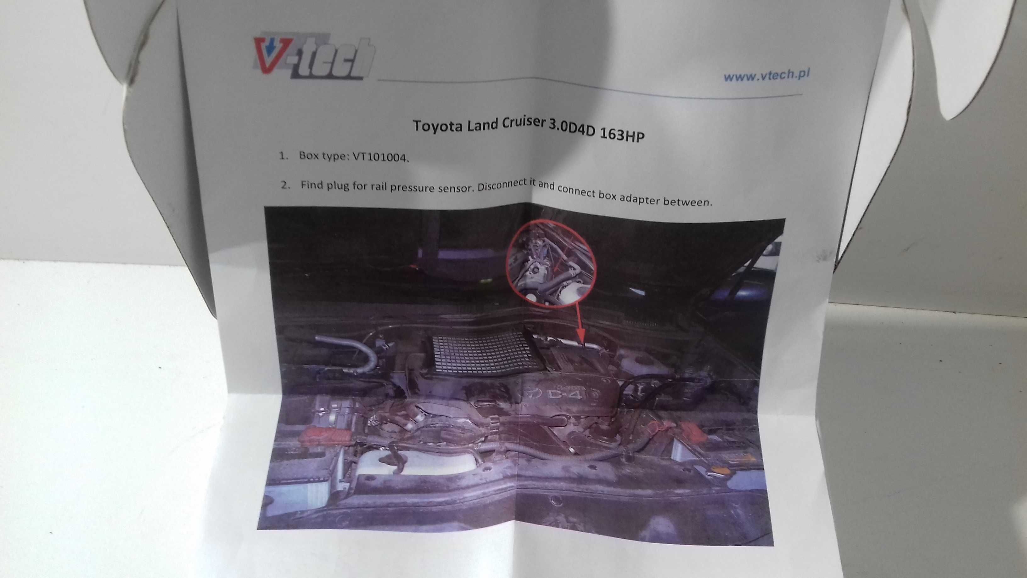 Toyota Land Cruiser power box chip tuning 3.0 d4d