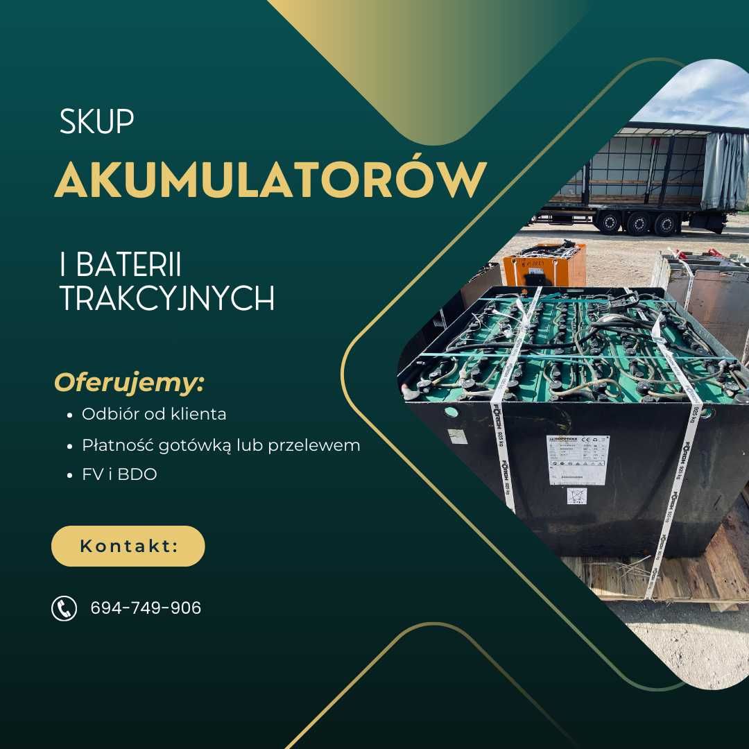 Skup baterii trakcyjnych skup akumulatorów odbiór od klienta