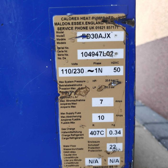 Osuszacz powietrza CALOREX Portadry PD30AJXc 30l/24h budowlany markowy