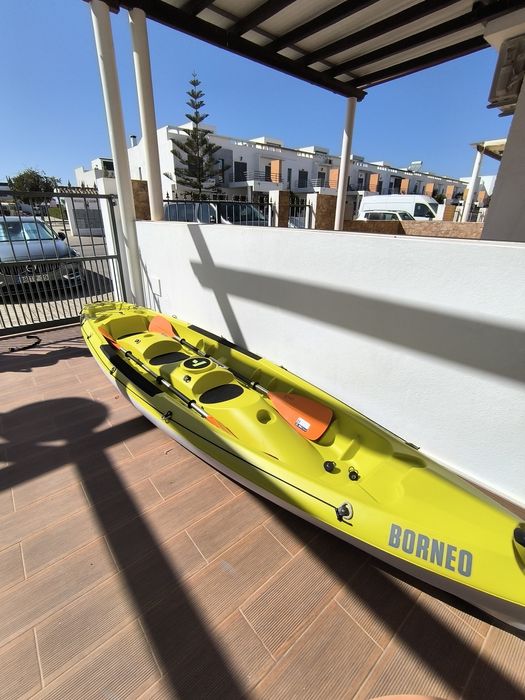 TAHE Kayak rígido de passeio 2 lugares (2 adultos + 1 criança) Borneo