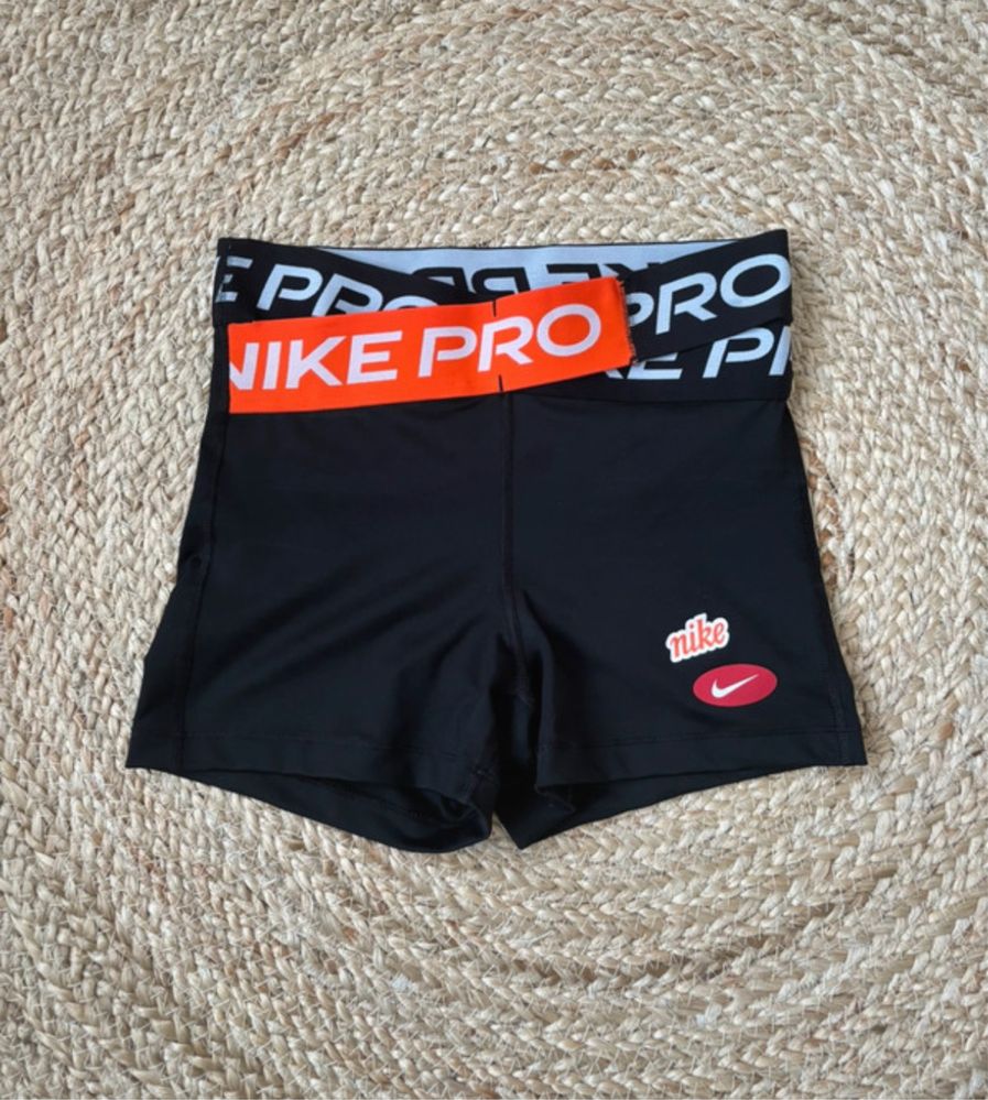 Nike Pro szorty spodenki damskie  czarne guma S