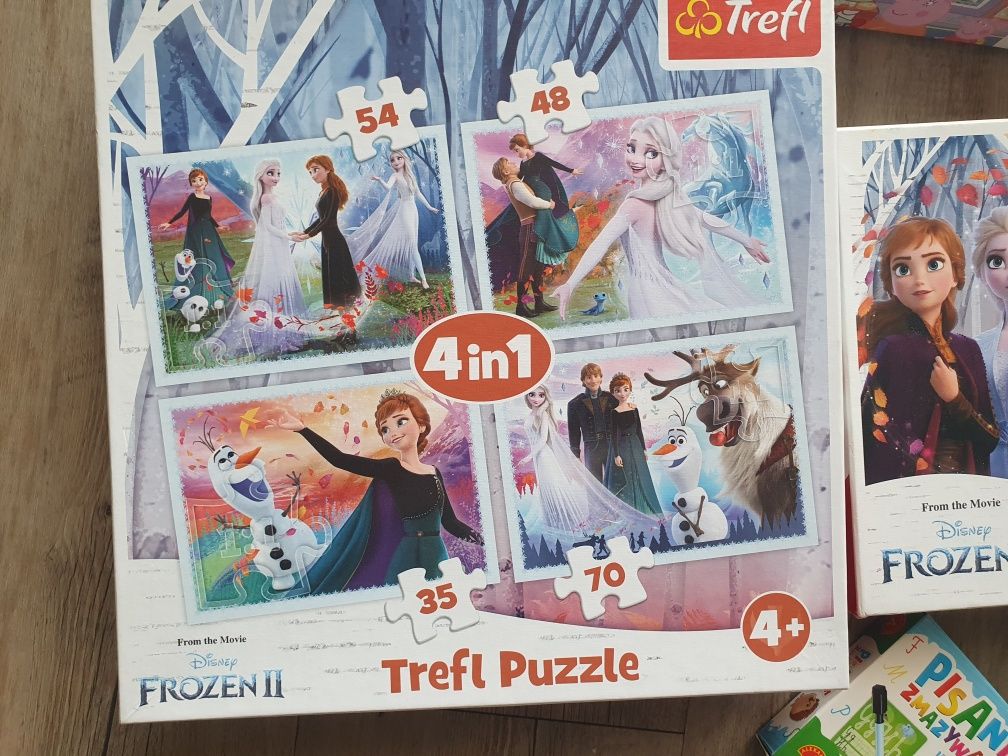Zestaw puzzle, gra memory Trefl Frozen Peppa