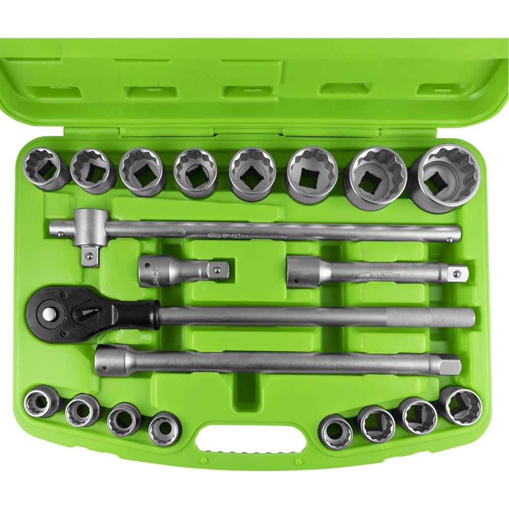 Caixa Ferramentas 21 pçs de autocler 3/4" chaves de 12 faces - 53728