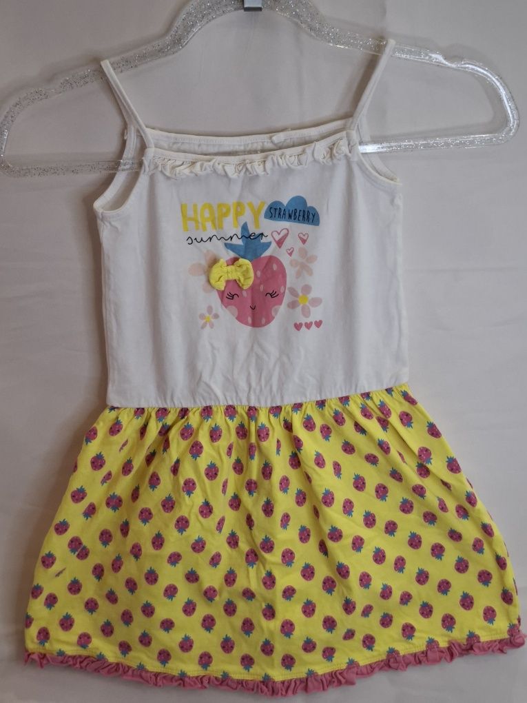 Sukienka letnia dziewczęca 110-116 cm