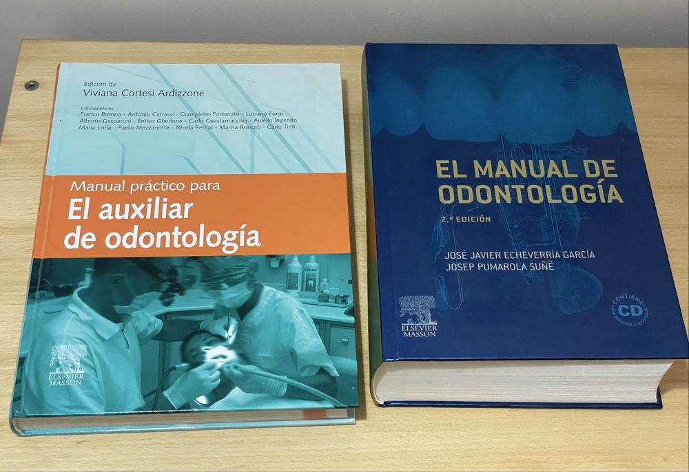 Livros de Medicina Dentária em ESPANHOL NOVOS