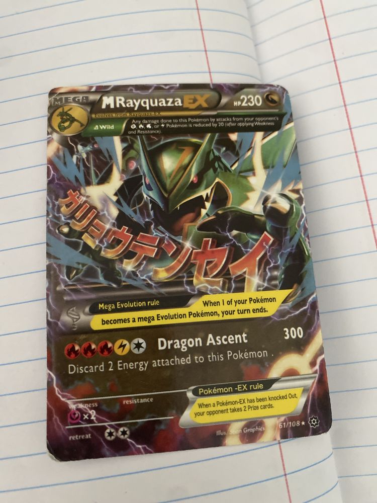 carta pokemon M Rayquanza EX