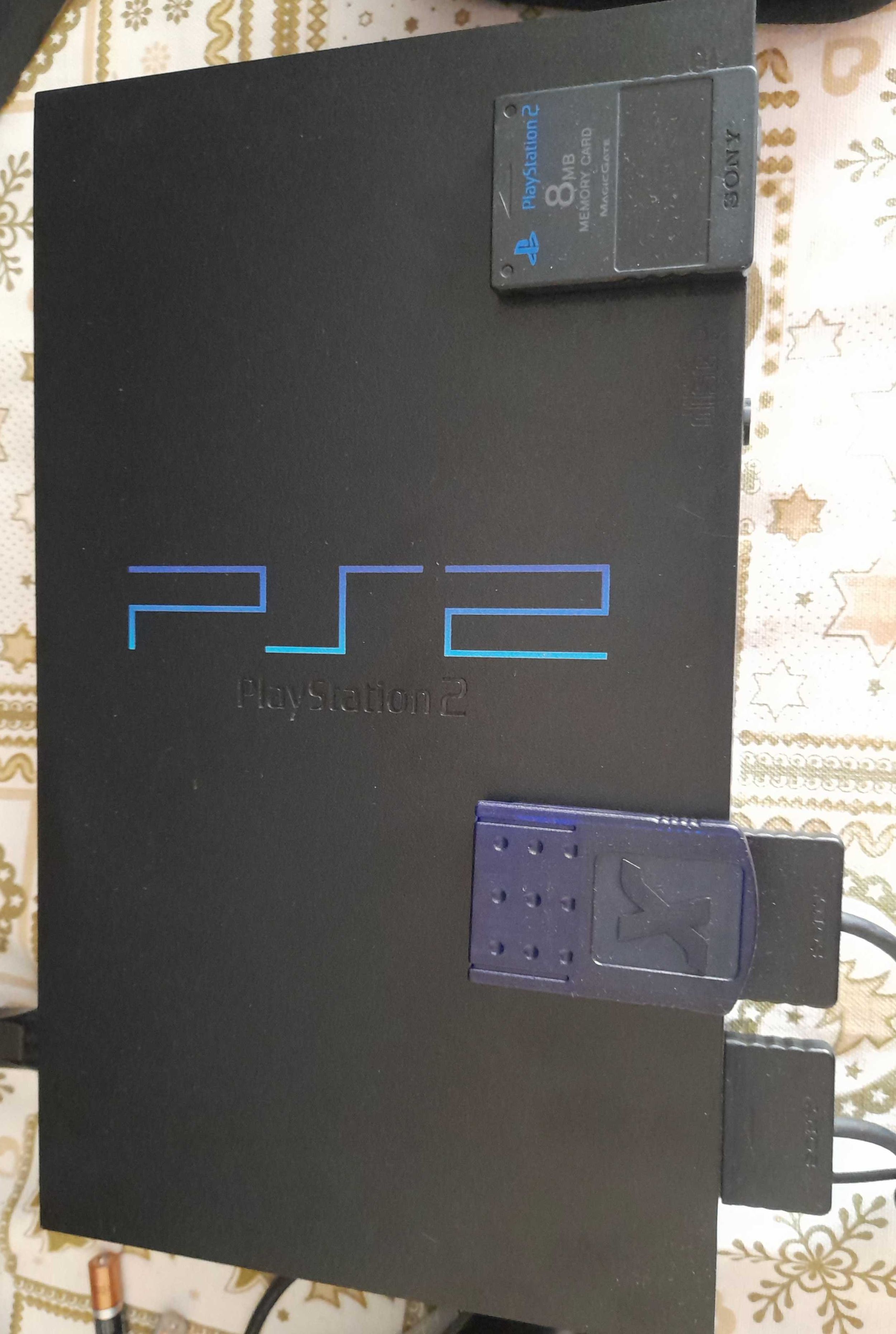 Playstation 2 + Jogos + Comandos