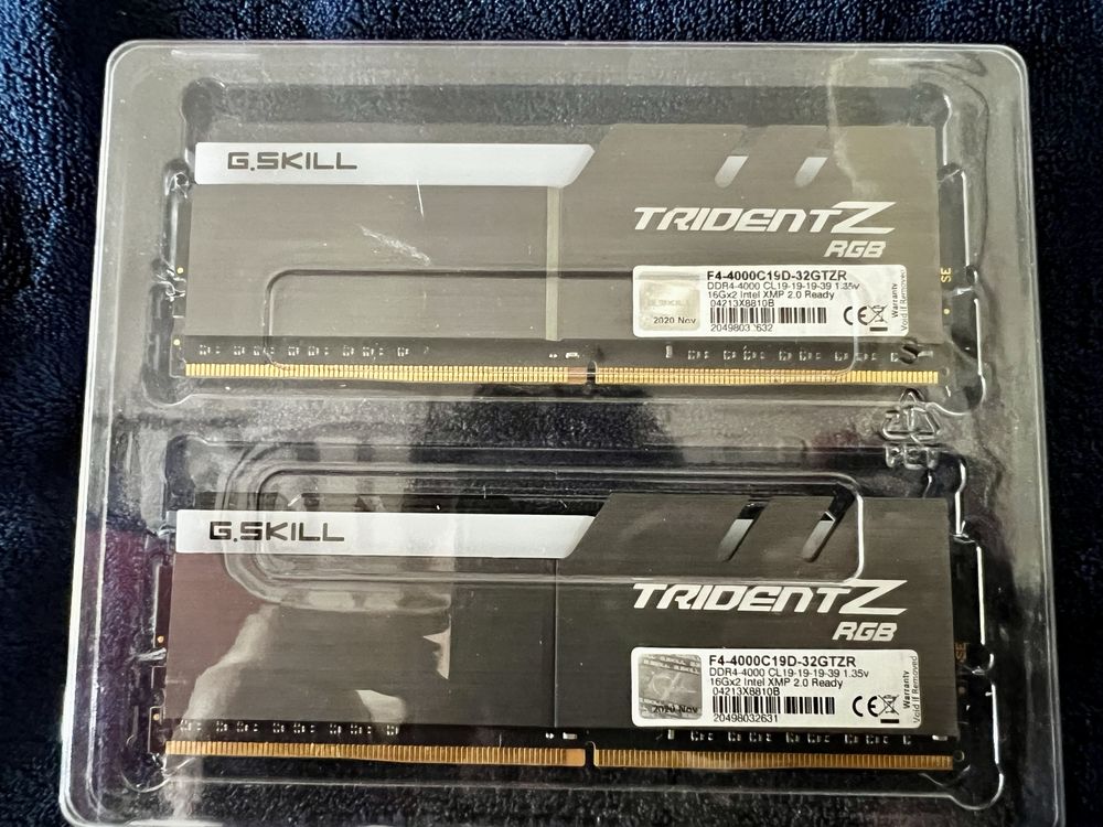 Pamieć RAM G.Skill Trident Z RGB 2x 16GB (32GB) DDR4 4000