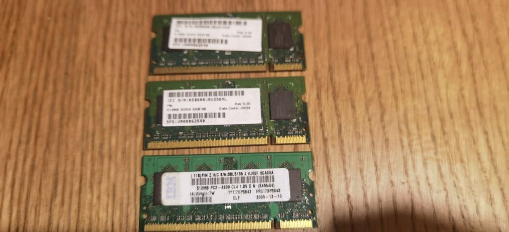 Pamięć DDR2 1.5gb do laptopa sodimm