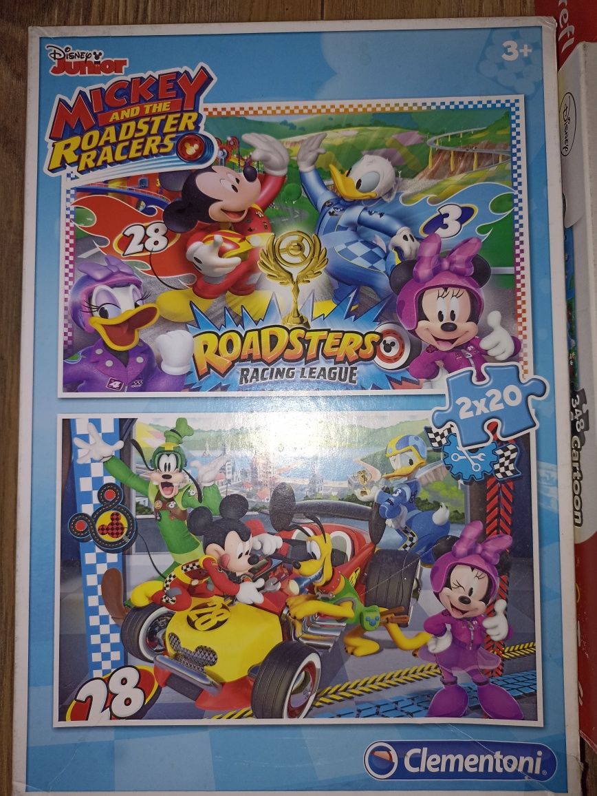 Puzzle dla dziewczynki 3+  Miki Mini Elza Kraina lodu