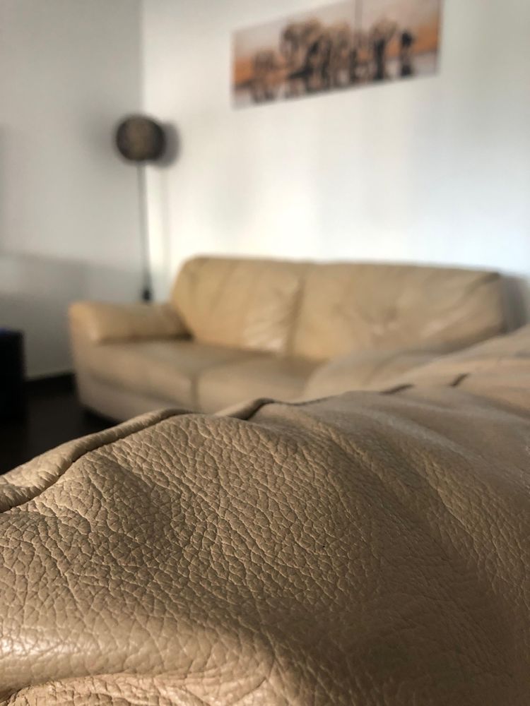 2 Sofas em pele Para Desocupar Urgente