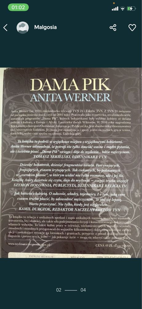 Dama Pik. Anita Werner