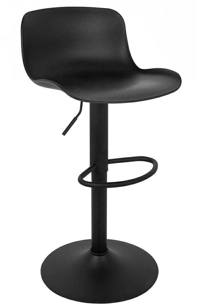 Hoker , krzesło barowe STOR regulowane czarne lub białe tworzywo