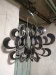 Żyrandol Italux Emporio lampa wisząca czarna glamour