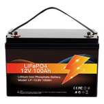 LiFePO4  Акамулторні збірки 12V/100Ah BMS Bluetooth