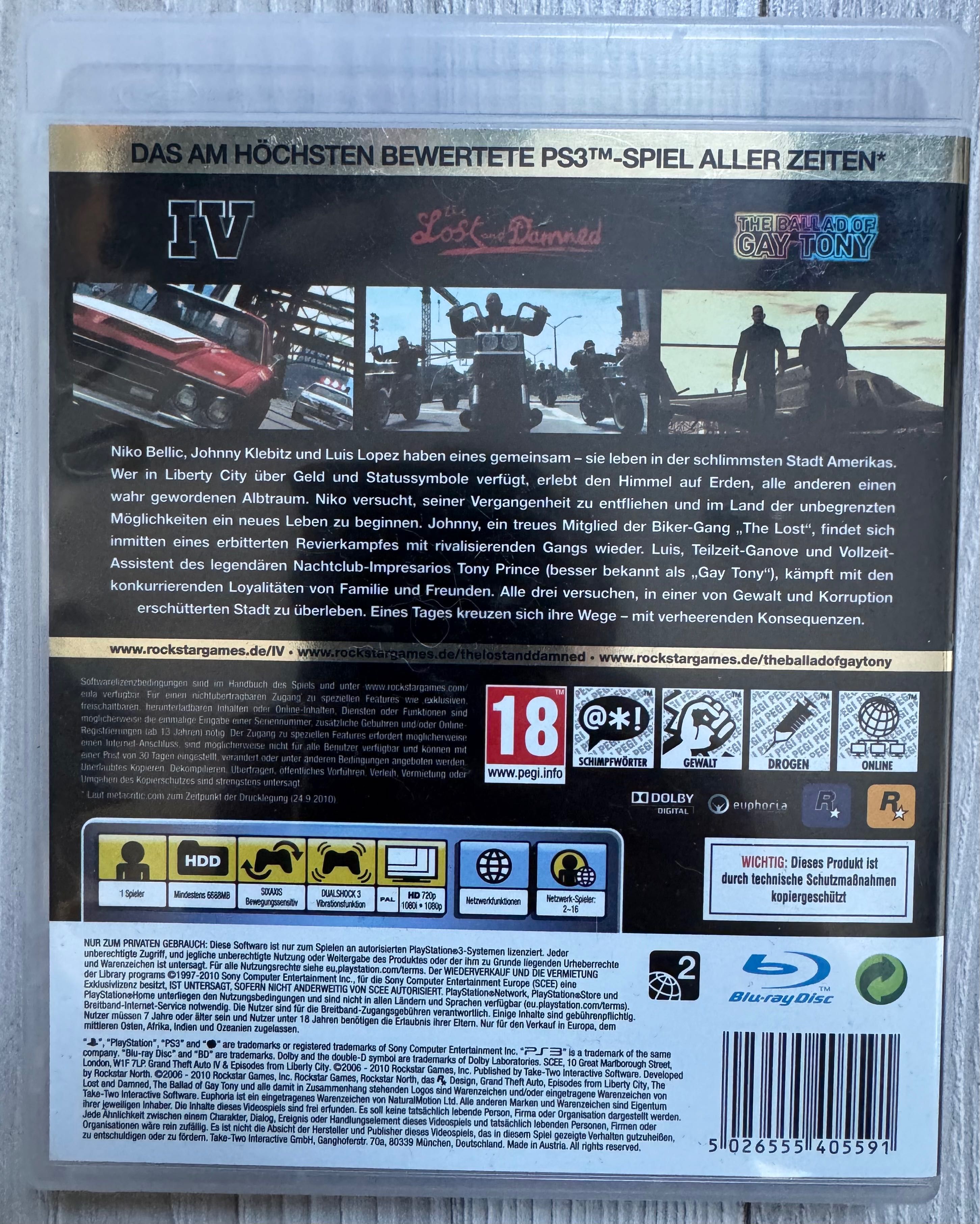 GTA 4 Complete Edition PS3