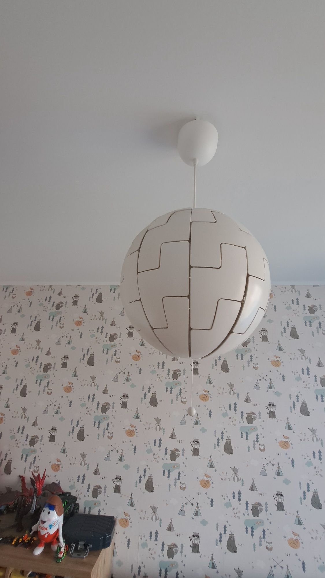 Lampa Ikea Ps biała żółta wersja