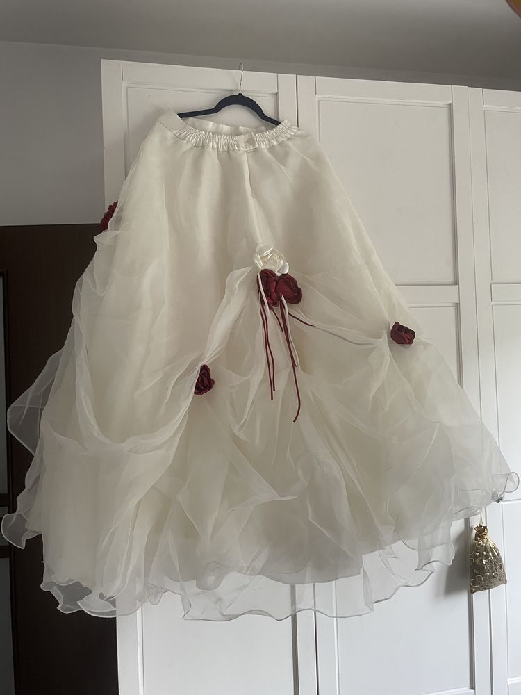 Suknia ślubna (spódnica) kwiaty