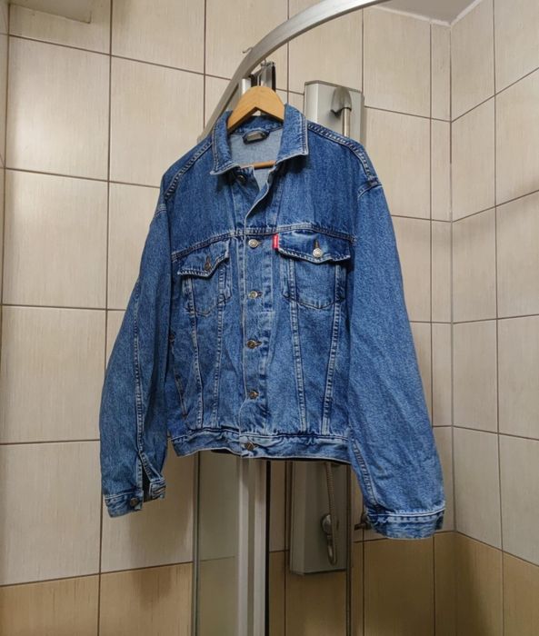 Kurtka jeansowa XL dżinsowa Brazil US jeansowa elastyczna vintage ciem