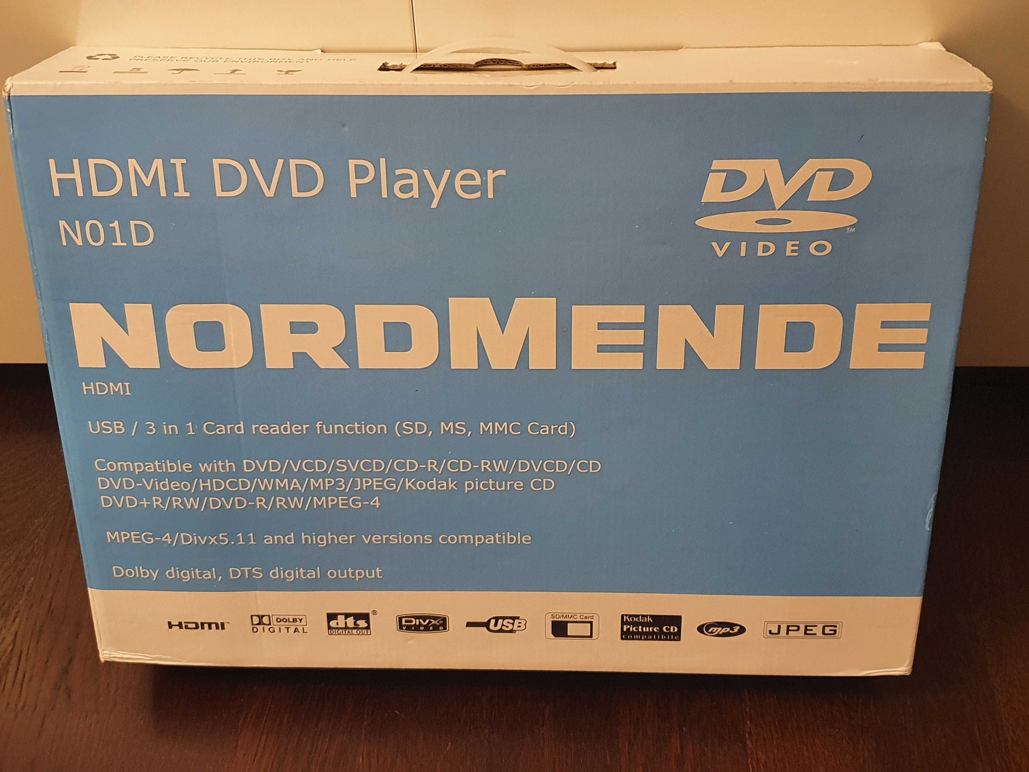 NOWE -  hdmi dvd player