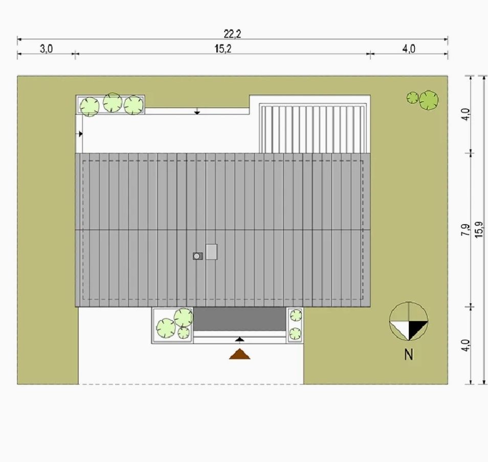 Dom szkieletowy 93,20 m². Budowa domu szkieletowego na twojej działce.
