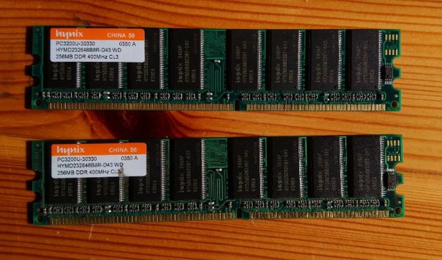 Pamięć RAM DDR Hynix 512MB (2x256MB) PC3200