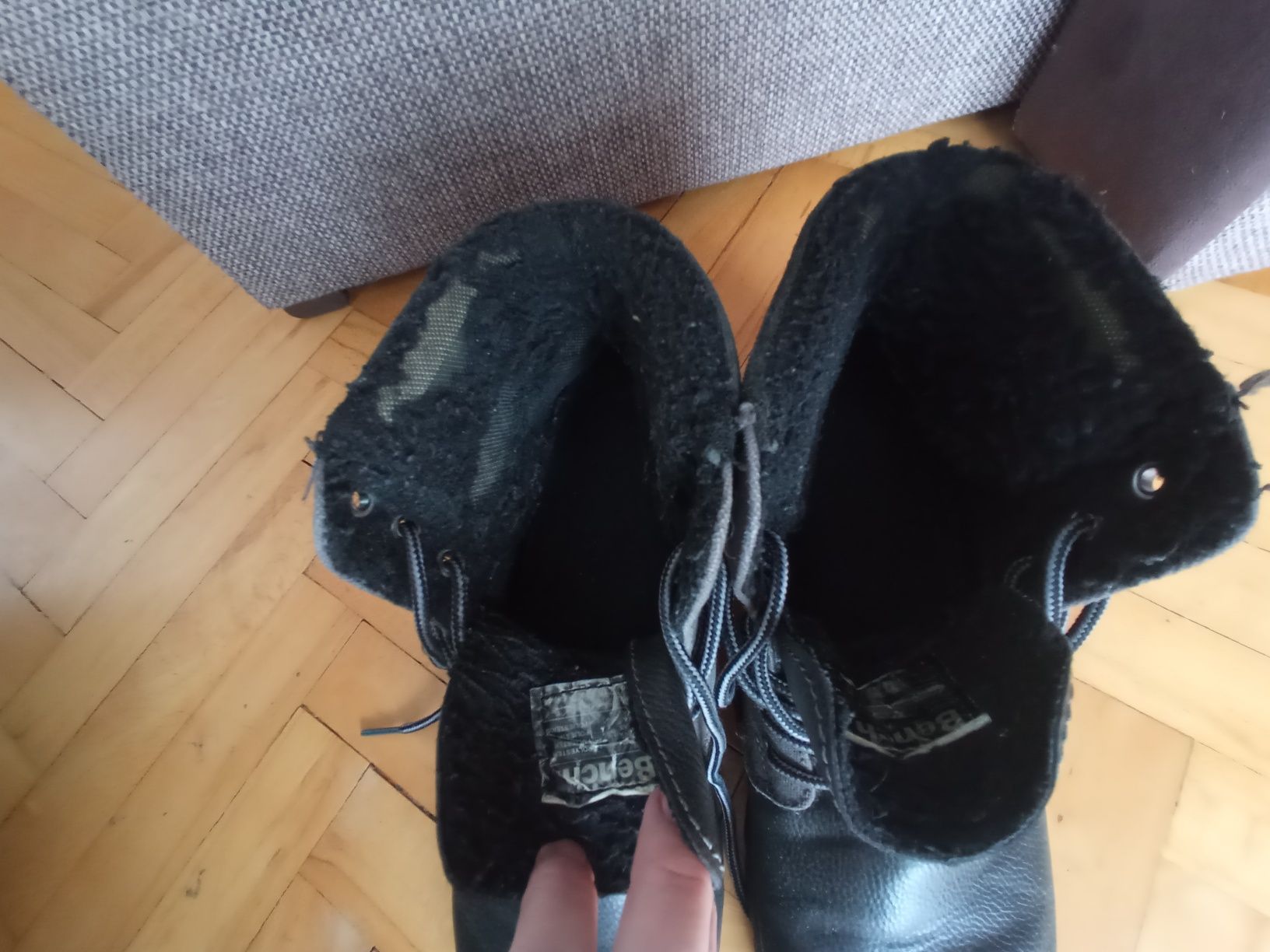Buty zimowe męskie Bench, trapery, rozmiar 43, wyprzedaż