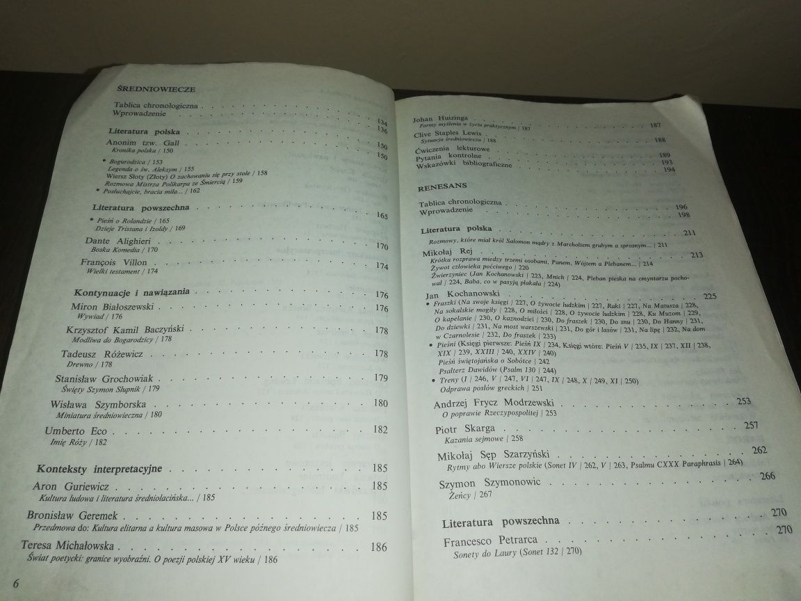 Literatura starożytność - oświecenie