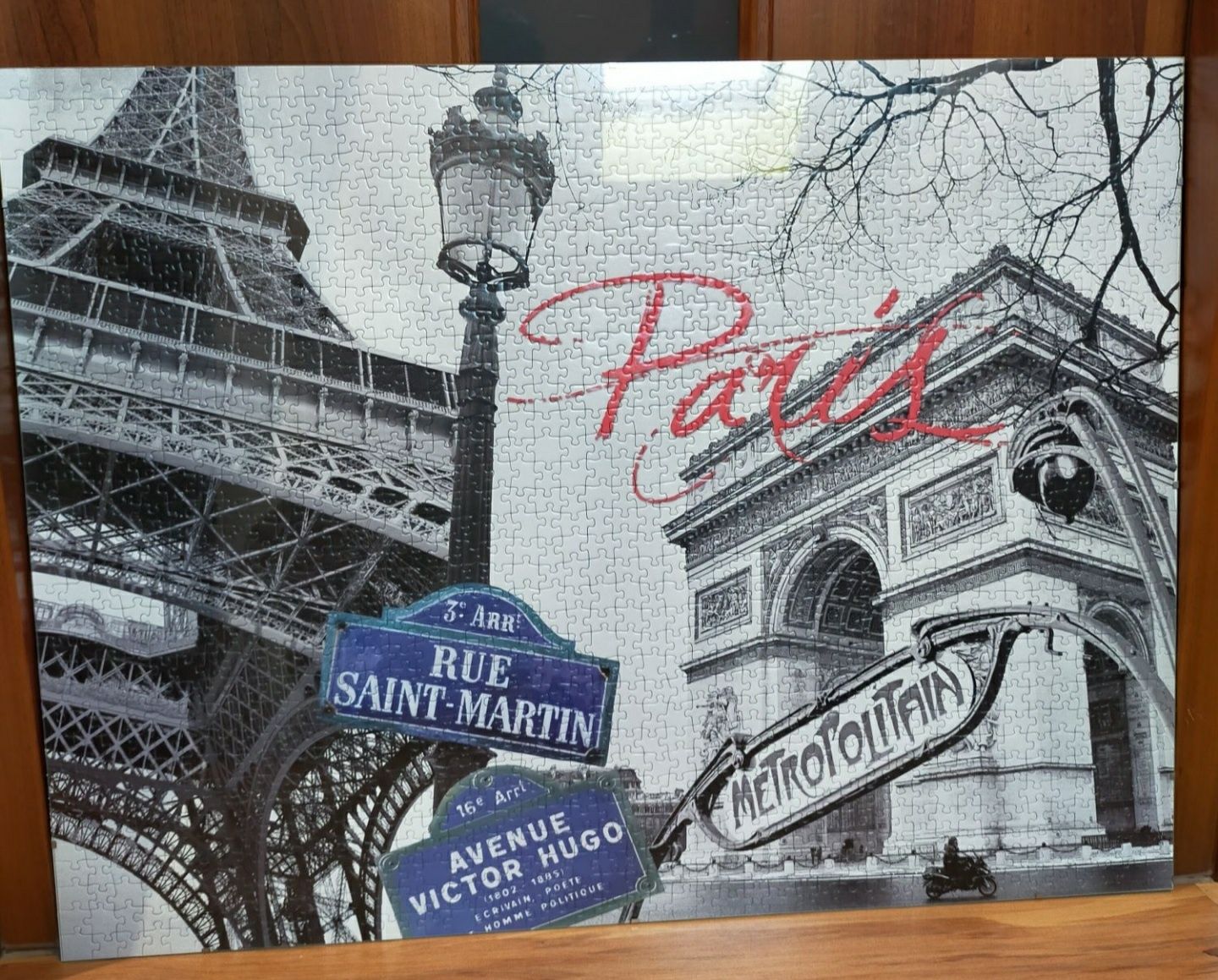 Obraz Paryż Paris z puzli Ravensberger 1500 elementów