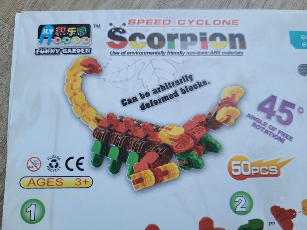 Klocki konstrukcyjne Skorpion 50 elementów