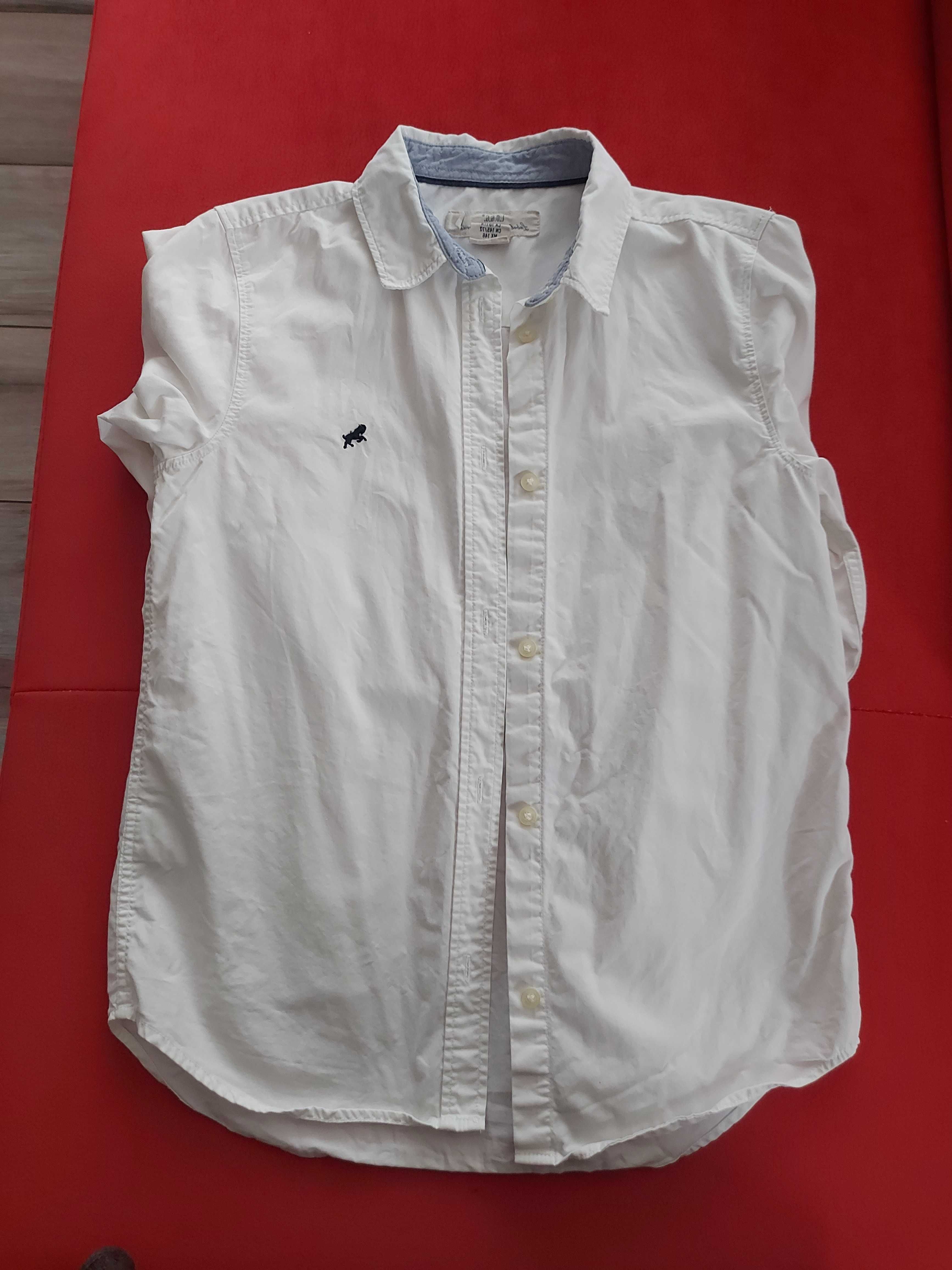 Biała koszula chłopięca 146 h&m