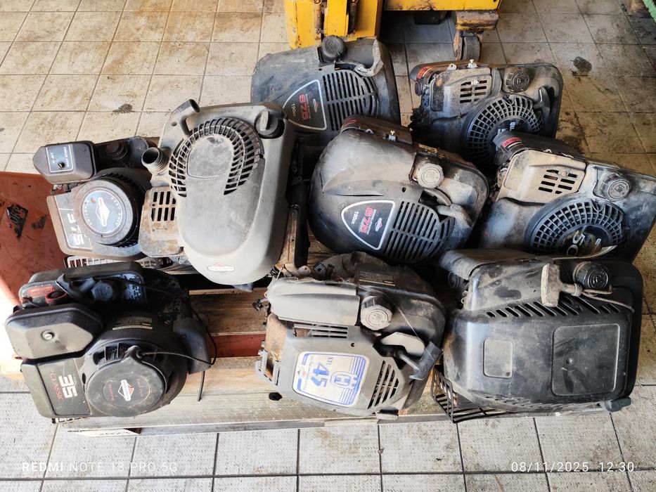 Lote de 9 Motores Corta Relva - Briggs & Stratton
