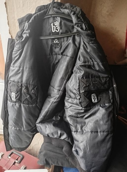 Тёплая мужская куртка большой размер