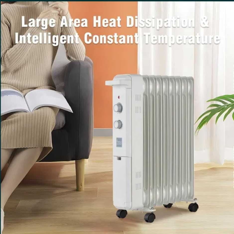 Grzejnik-Kaloryfer Olejowy Energooszczędny termostat  2500W