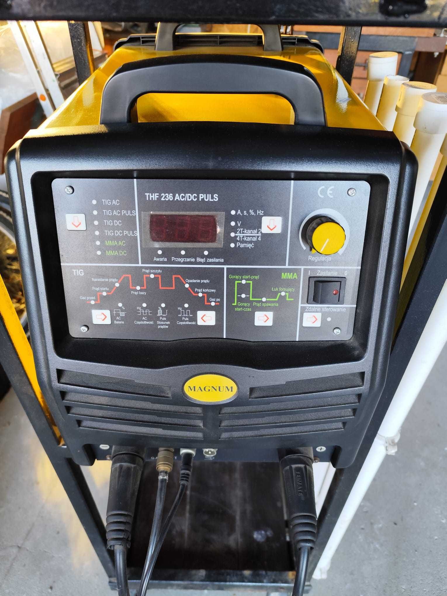 Spawarka TIG Magnum THF 236 AC/DC puls igbt + wózek