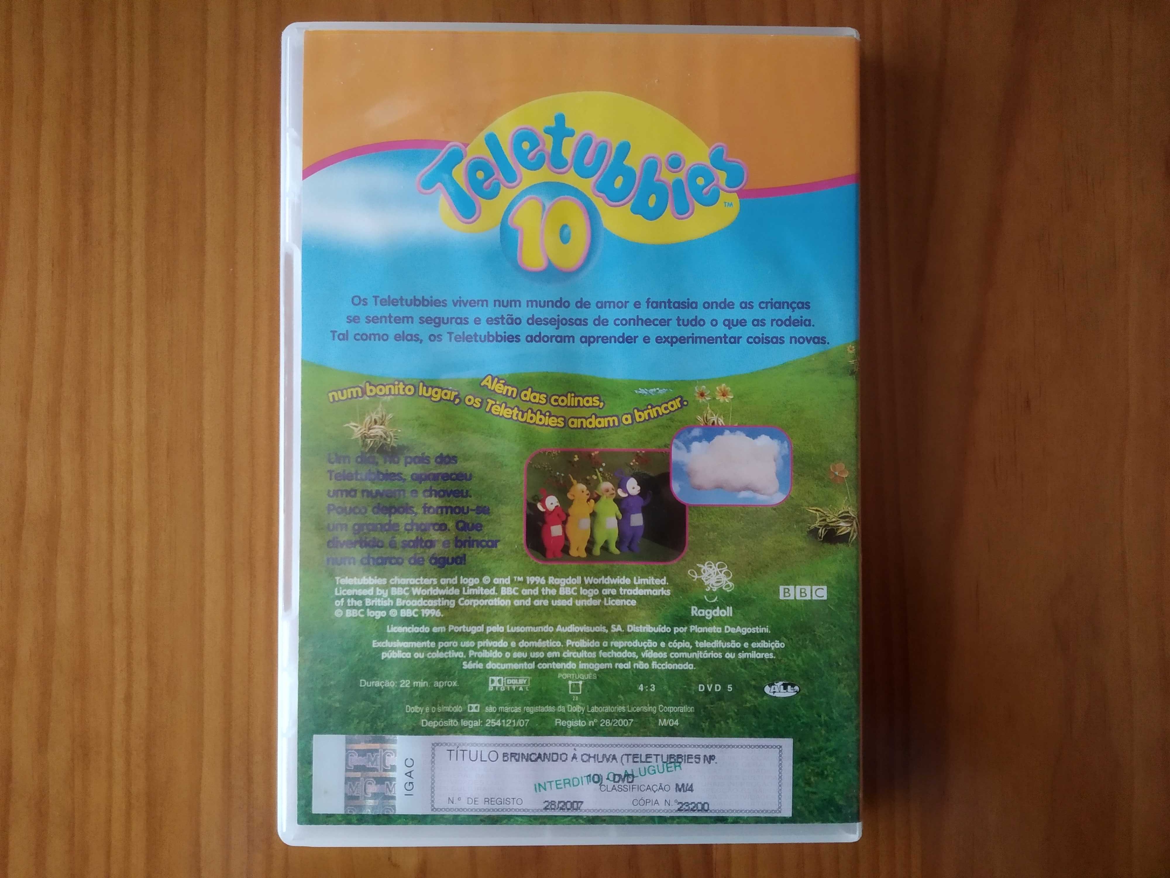 (PORTES GRÁTIS) DVD Nº 1 - Teletubbies 10 - Brincando à Chuva!