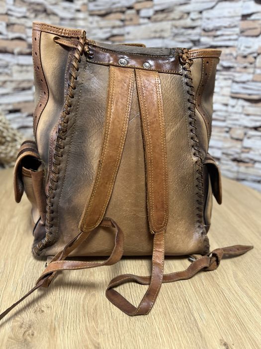 Кожаный рюкзак ручной работы