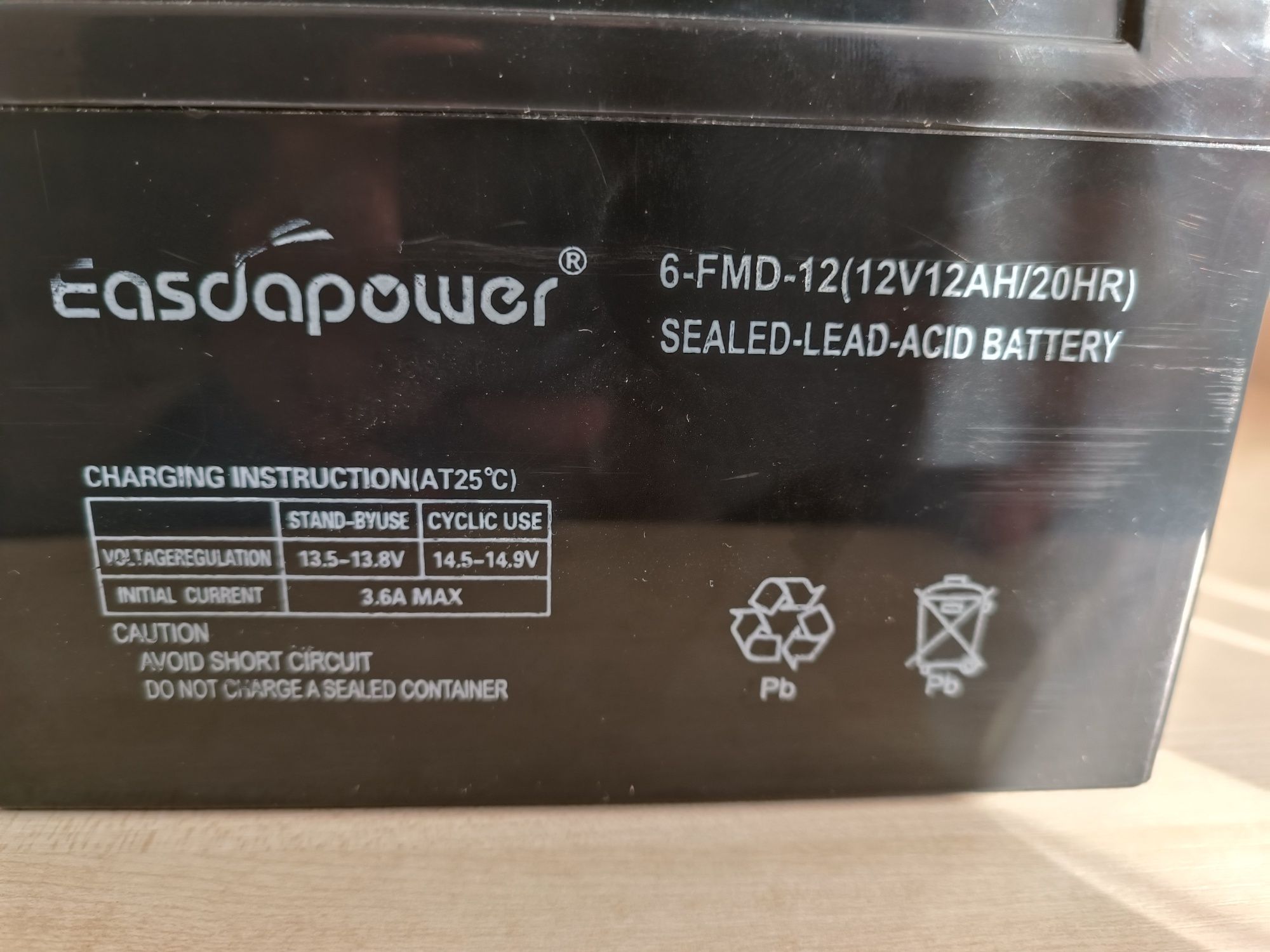 Акумулятор тяговий Xingfu Battery 6-FMD-12 12V 12Ah 20HR