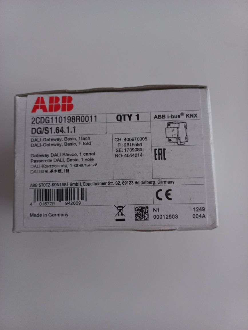 Sterownik GATEWAY ABB DG/S1.64.1.1