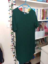 Sukienka H&M zieleń butelkowa 38 M