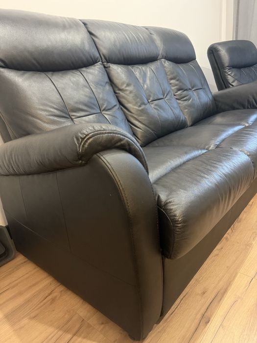 Komplet sofa  2 fotele rozkładane